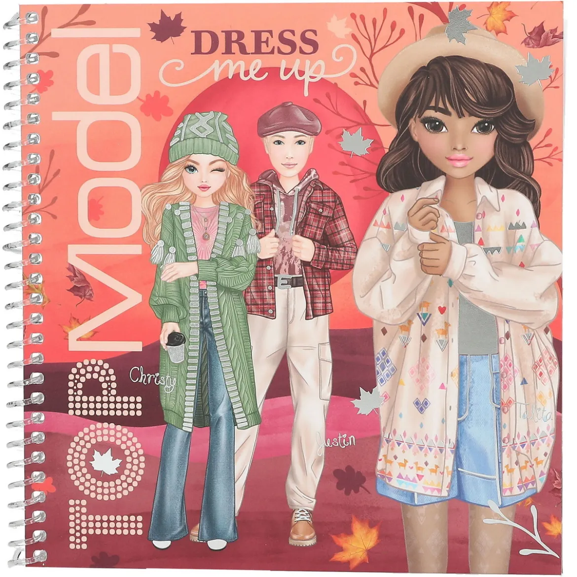 TOPModel Dress Me Up Cozy, pysselbok med vintermodeller, 24 sidor