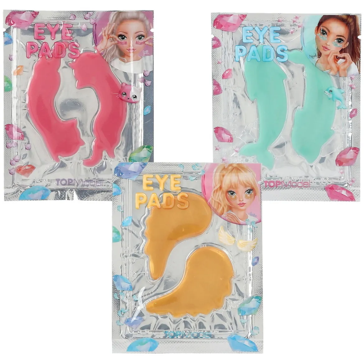 TOPModel fuktighetsbevarande ögonmask – pris per 2-pack, säljs assorterat online, pris per 2-pack