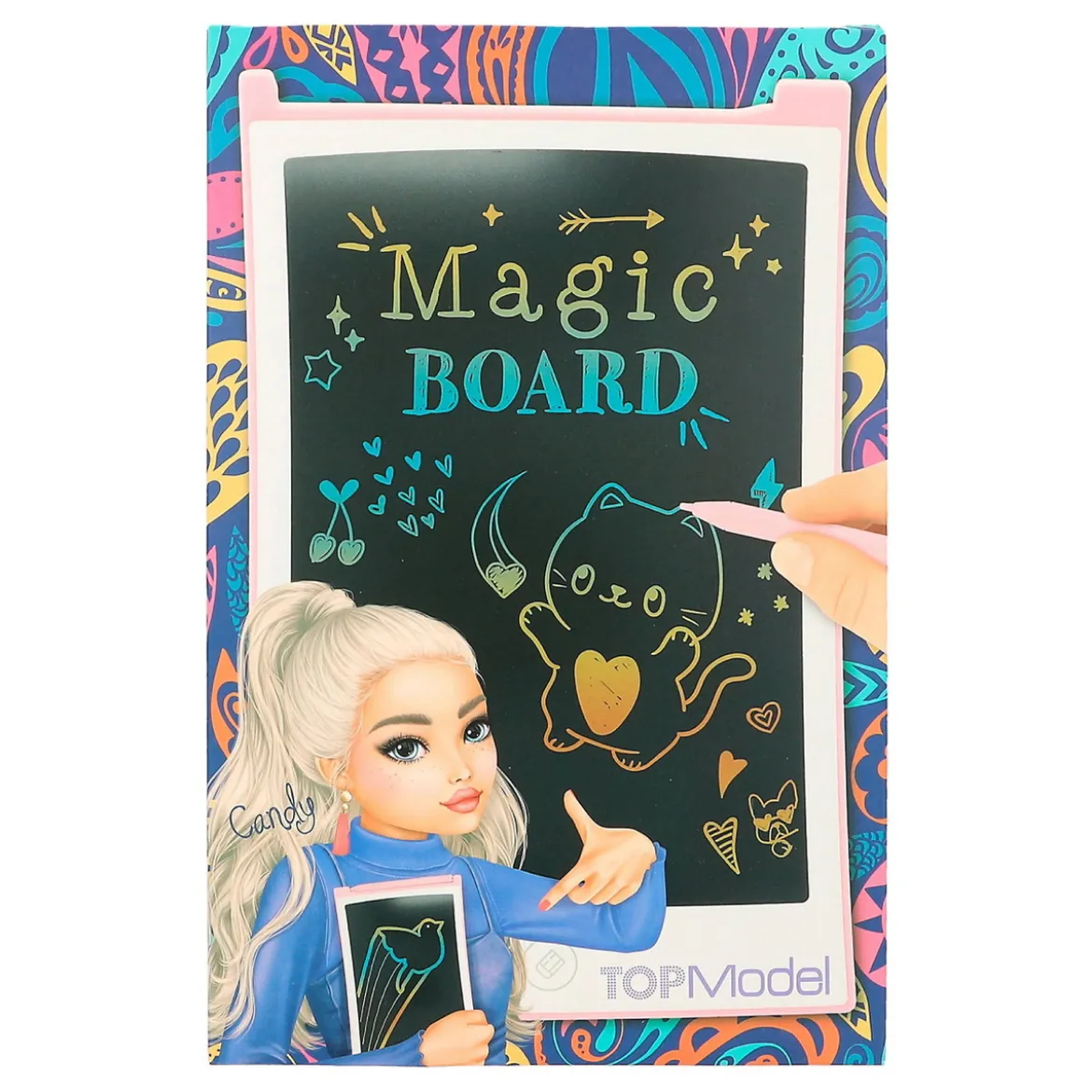 TOPModel Magic Pad – magisk rittavla (LCD) som låter dig rita och sudda! 14,9×22,9 cm