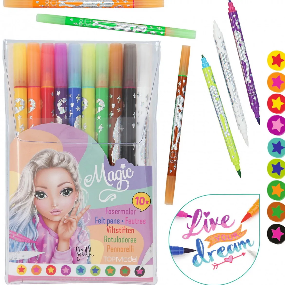 TOPModel Magic Tuschpennor 10-pack