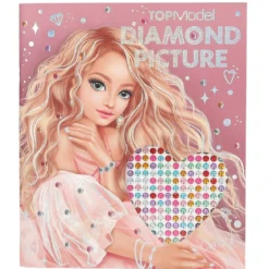 TOPModel Model Diamond Stickerbook – pryd 10 motiv med diamantstickers