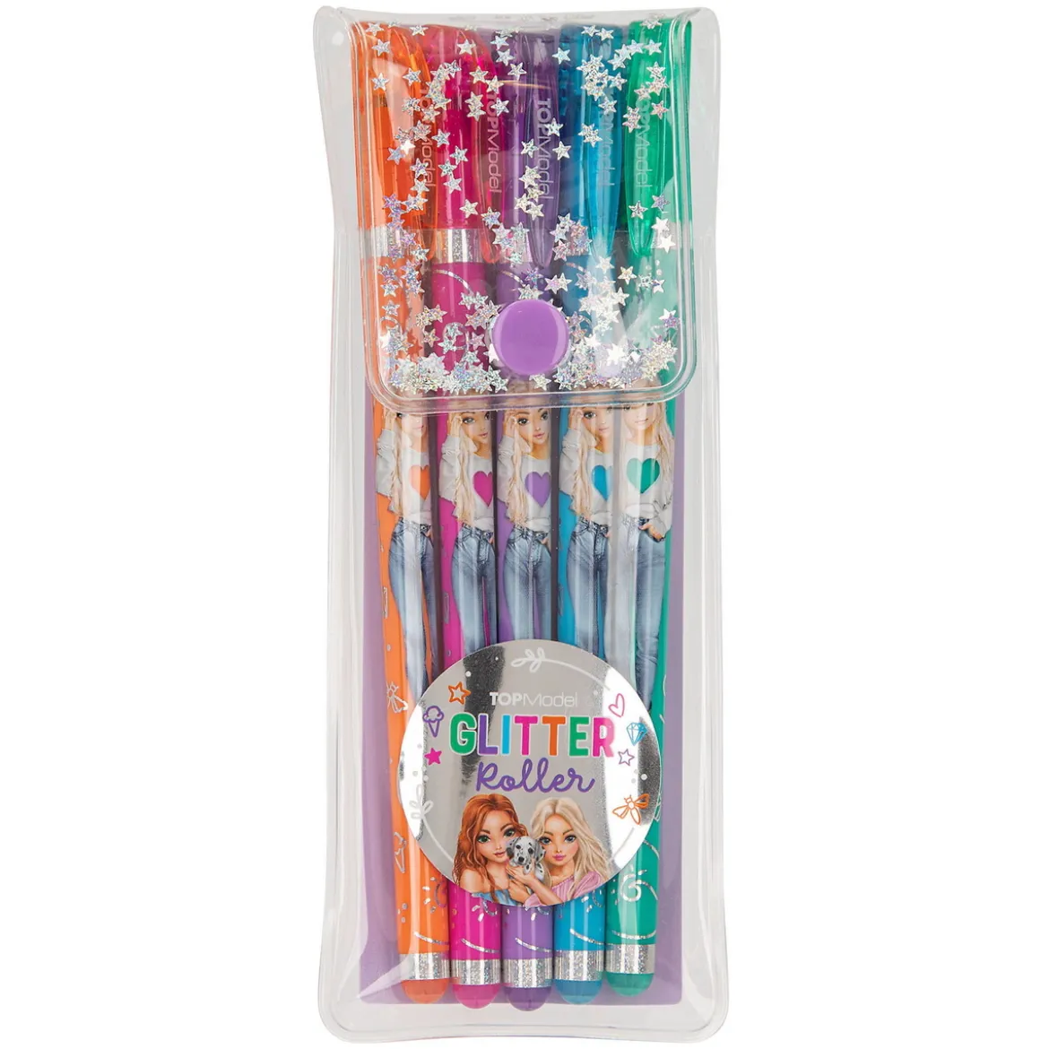 TOPModel 5-pack glitterpennor i lekfulla färger