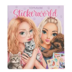 TOPModel Sticker Kitty Doggy – stickersbok med söta katter & hundar! 20 sidor