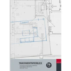 Transparent A3-block 70g/m²