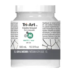 Tri-Art Crackle Ground 500 ml, krackeleringsmedoum för akrylfärg