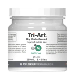 Tri-Art Dry Medium Ground Matte 250 ml, medium som torkar till torr / sträv yta