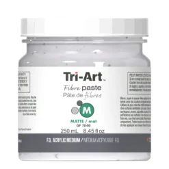 Tri-Art Fibre Medium Paste Matte 250 ml, matt fiberpasta för att bygga tjock textur