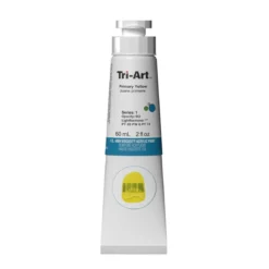 Tri-Art High Viscosity akrylfärg 60 ml Primary Yellow