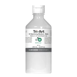 Tri-Art Medium UV Stabilizing Matte 250 ml, matt medium som skyddar akrylfärg mot UV-strålning