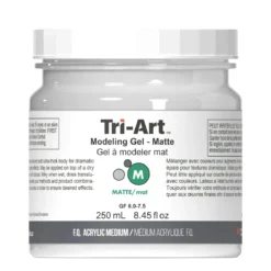 Tri-Art Modeling Gel, matt gelbaserad modelleringspasta / strukturpasta, 250 ml