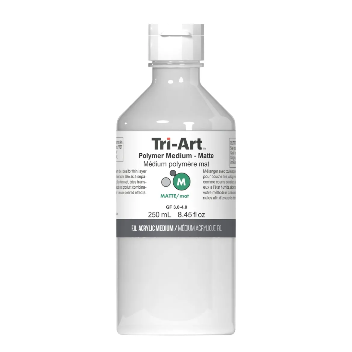 Tri-Art Polymer Medium Matte 250 ml, matt förtunningsmedel för akrylfärg