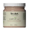 Tri-Art Reharvested Walnut Shell 250 ml, medium för textur innehåller partiklar av valnötsskal