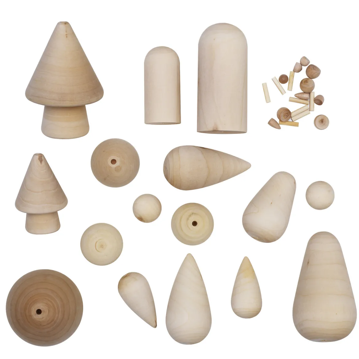 Träkropp kit med 16 st