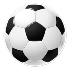 Tårtbild fotboll Ø15,5 cm