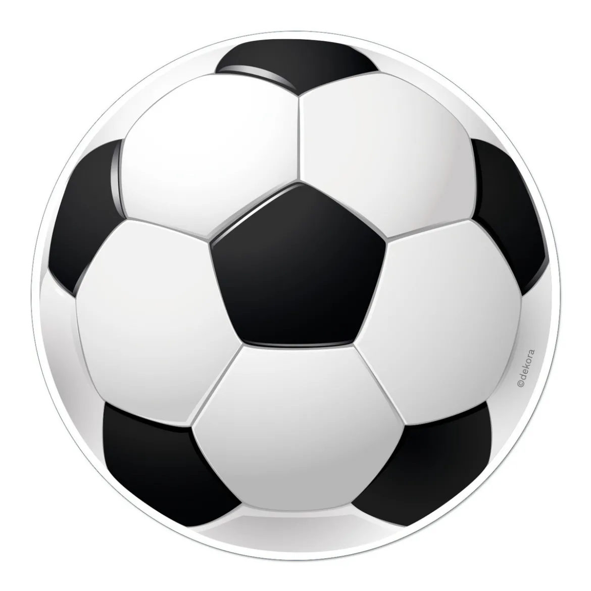 Tårtbild fotboll Ø15,5 cm