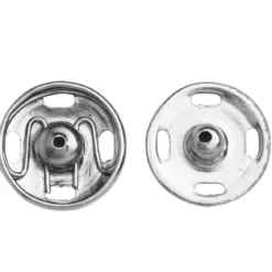 Tryckknapp 11 mm 10 st silver