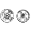 Tryckknapp 9 mm 12 st silver