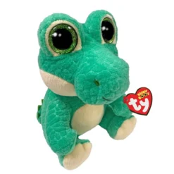 TY Beanie Boo Ernie – den kramiga och nafsiga alligatorn! H. 15,5 cm