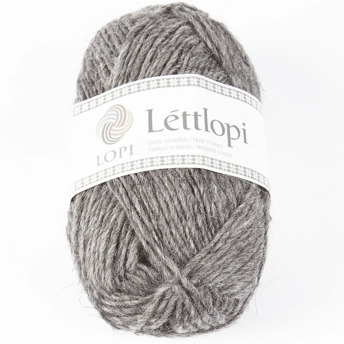 Ullgarn Istex Lettlopi 50g mellangrå – 0057 Grey heather
