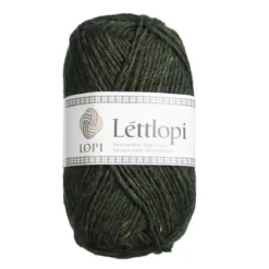 Ullgarn Istex Lettlopi 50g mörkgrön – 1407 Pine green heather