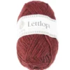 Ullgarn Istex Lettlopi 50g rödbrun – 9431 Brick heather