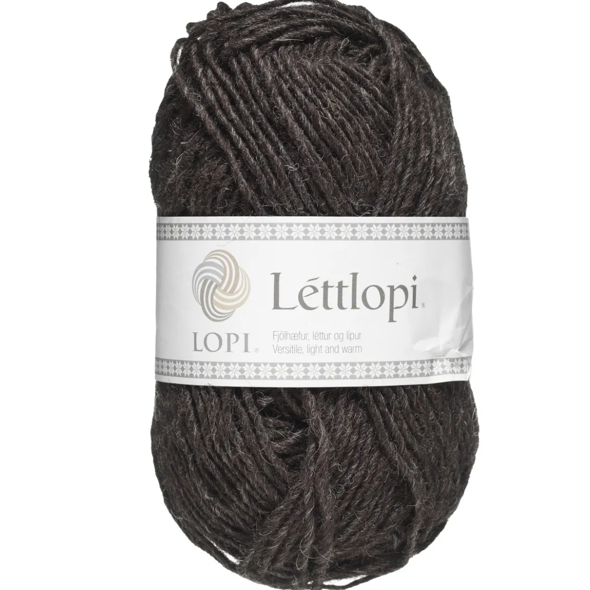 Ullgarn Istex Lettlopi 50g svartgrå – 0052 Black sheep heather