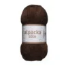 Ullgarn Järbo Alpacka Solo 50g brun – 29105 Chocolate brown