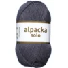 Ullgarn Järbo Alpacka Solo 50g grålila – 29133 Velvet purple