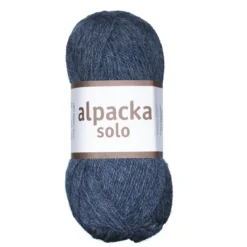Ullgarn Järbo Alpacka Solo 50g jeansblå – 29121 Denim blue