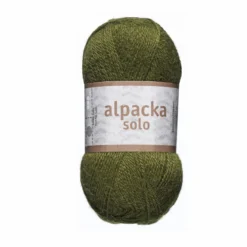 Ullgarn Järbo Alpacka Solo 50g mörkgrön – 29113 Forest green