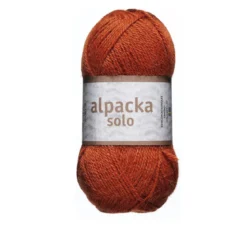Ullgarn Järbo Alpacka Solo 50g rost – 29117 Rust orange