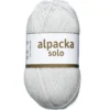 Ullgarn Järbo Alpacka Solo 50g silvergrå – 29129 Silver grey