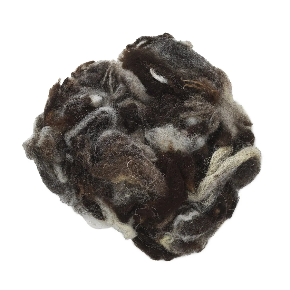 Ull i kryllig form, diverse naturfärger 20 gram