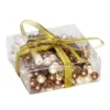 Vackert inslagen pärlmix med allt för 4 armband – rosa, creme och pärlemor-tema