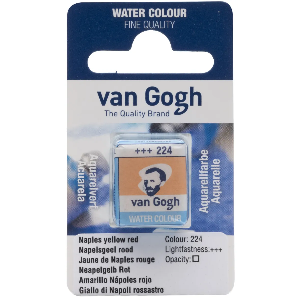 van Gogh akvarellfärg halvkopp – Yellow Ochre 227