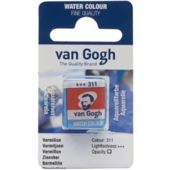 van Gogh akvarellfärg halvkopp – Vermilion 311