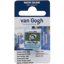 van Gogh akvarellfärg halvkopp – Hookers Green Light 644