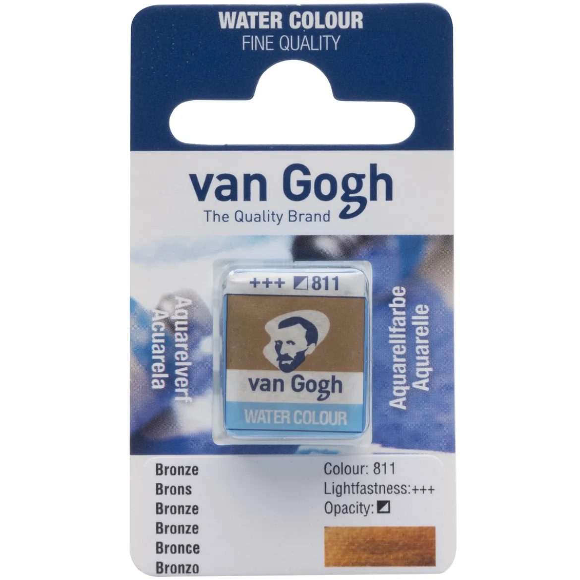 van Gogh akvarellfärg halvkopp – Interference White 843