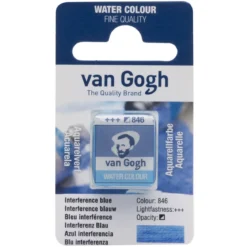 van Gogh akvarellfärg halvkopp – Interference Blue 846