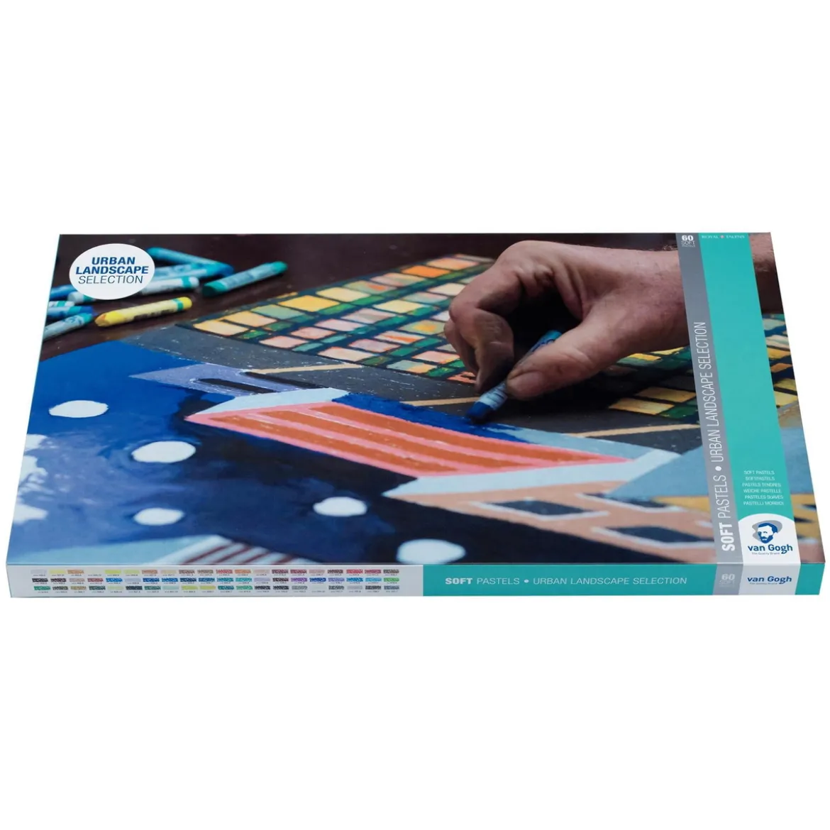 Van Gogh soft pastel set med 60 kritor - Urban Landscape Selection