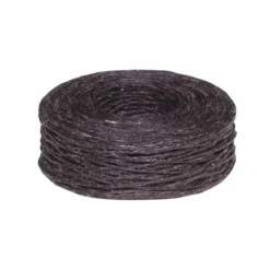 Vaxad lintråd 45 meter på rulle, brun. 0,8 mm tjock