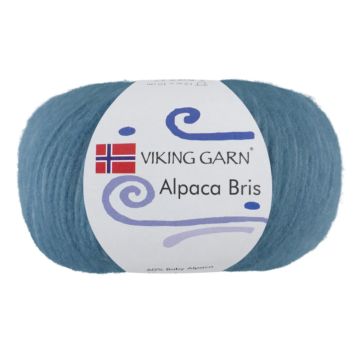 Viking Garn Alpaca Bris 50g jeansblå 326