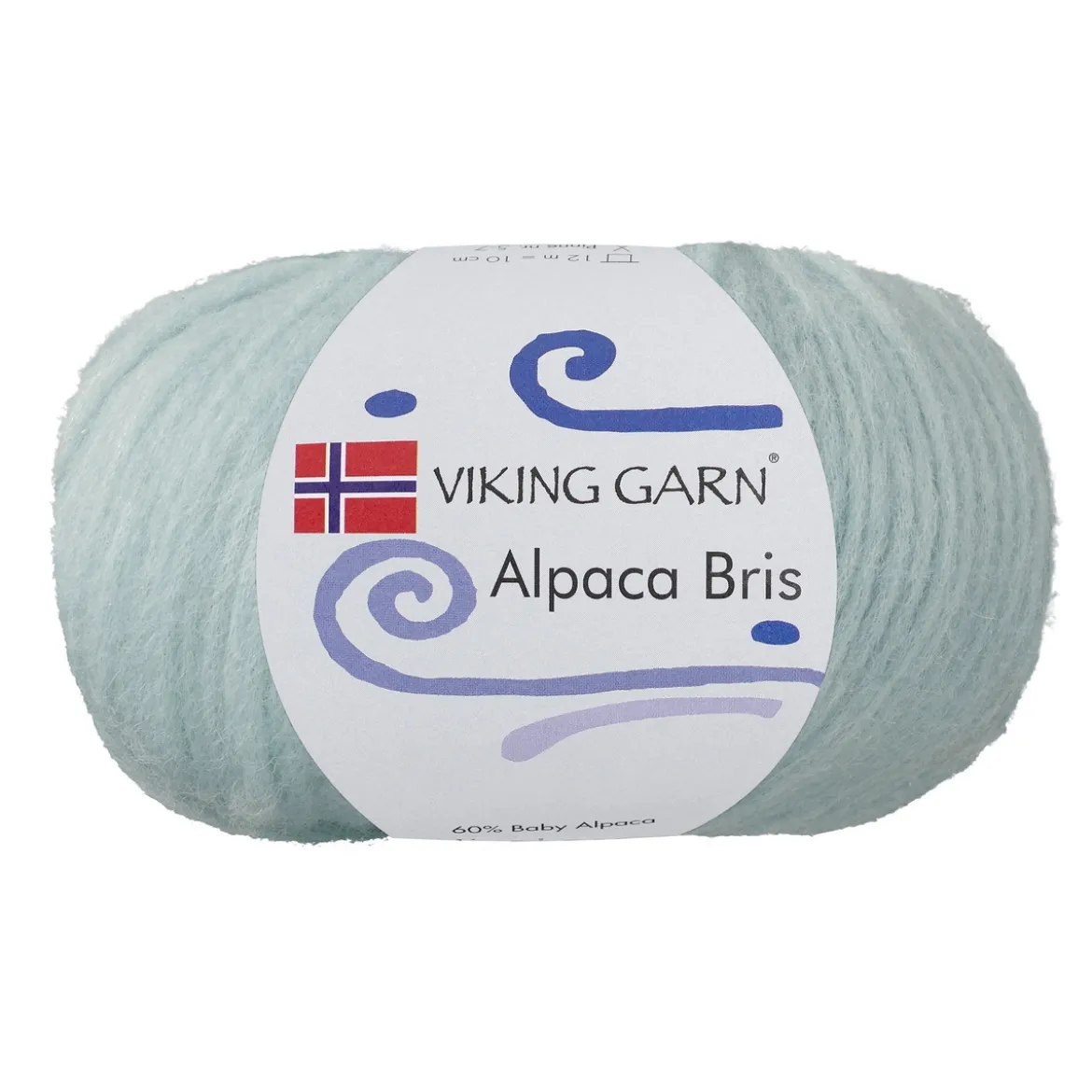 Viking Garn Alpaca Bris 50g ljus petrol 331