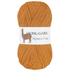 Viking Garn Alpaca Fine 50g ockragul 618
