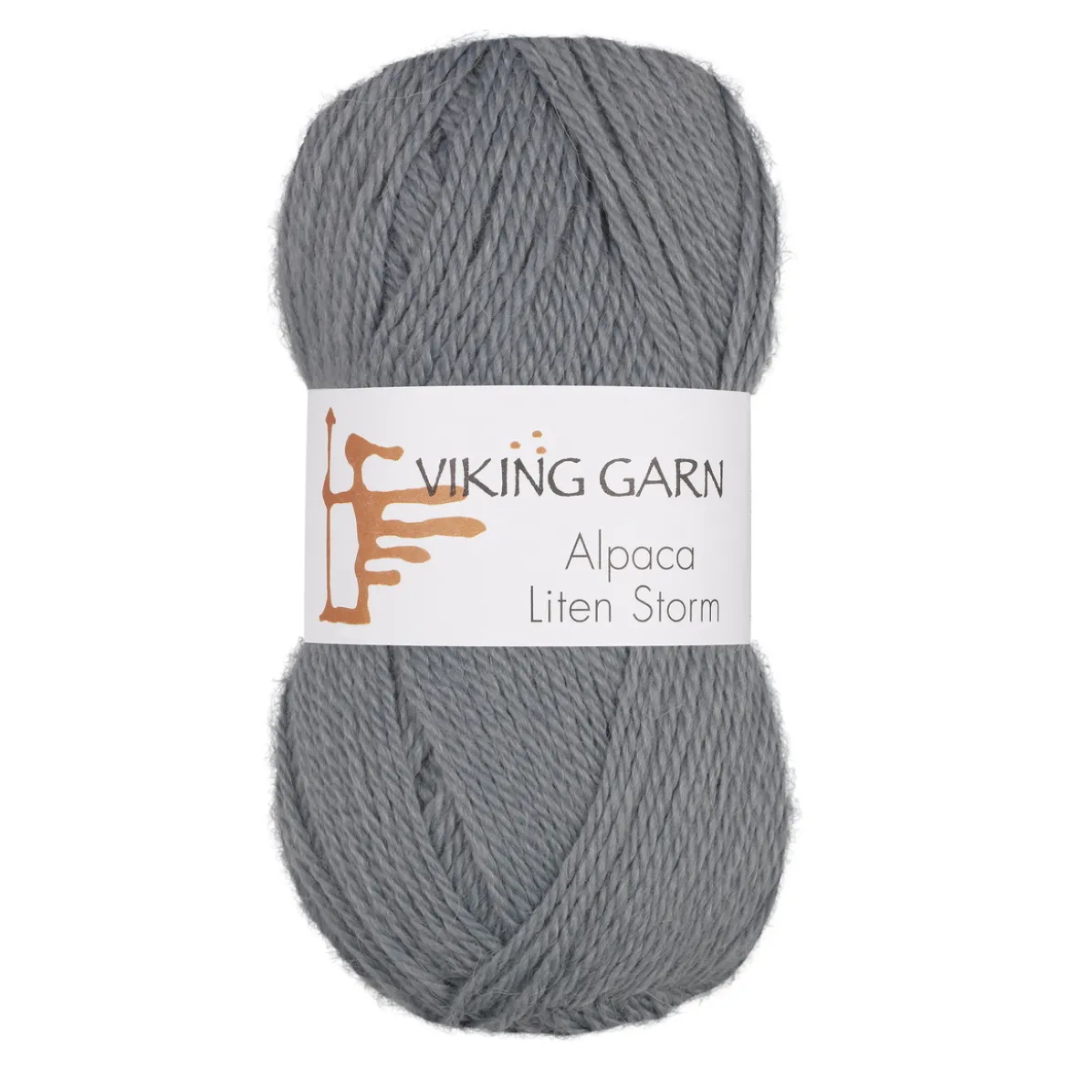 Viking Garn Alpaca Liten Storm 50g gråblå 723