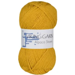 Viking Garn Alpaca Storm 50g currygul 545