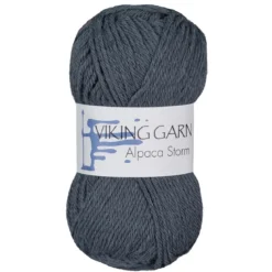 Viking Garn Alpaca Storm 50g jeansblå 527