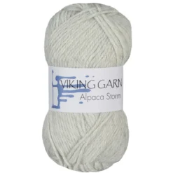 Viking Garn Alpaca Storm 50g pärlgrå 512