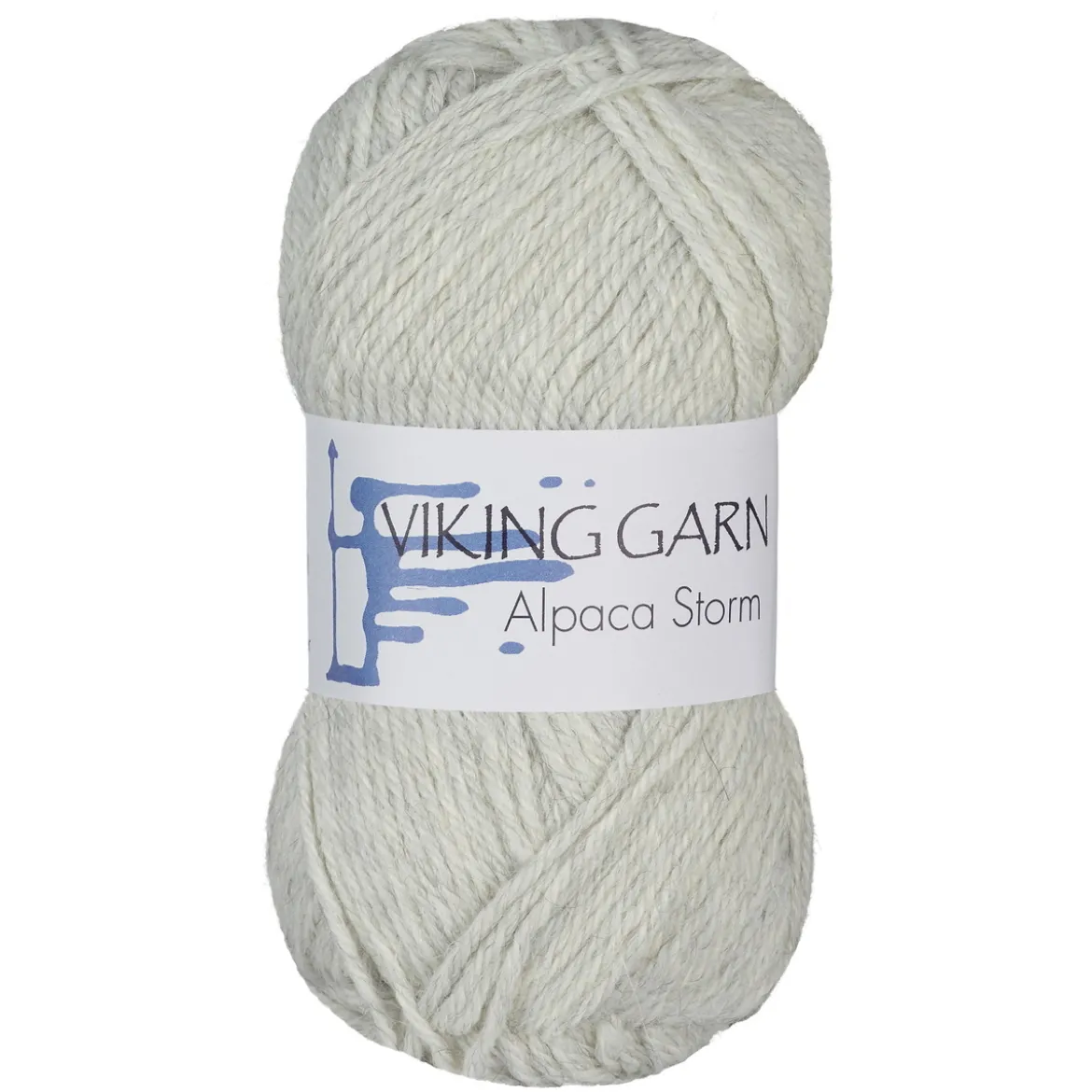 Viking Garn Alpaca Storm 50g pärlgrå 512