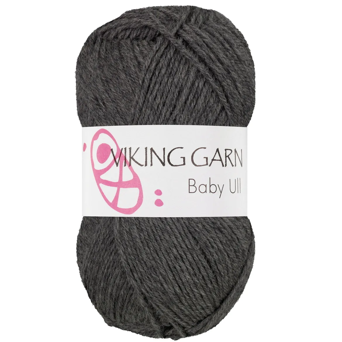Viking Garn Baby Ull 50g grå 315